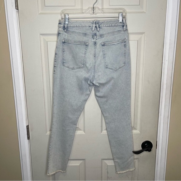 GOOD AMERICAN
Good Legs Raw Edge Crop Skinny Jeans Sz 12/31 - Picture 8 of 10